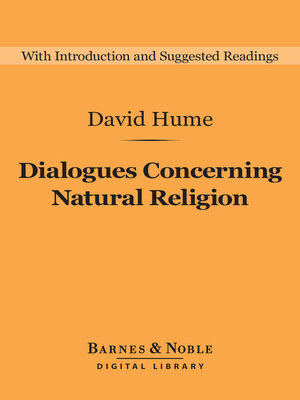 cover image of Dialogues Concerning Natural Religion (Barnes & Noble Digital Library)